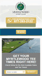 Mobile Screenshot of myrtlewoodgolf.com